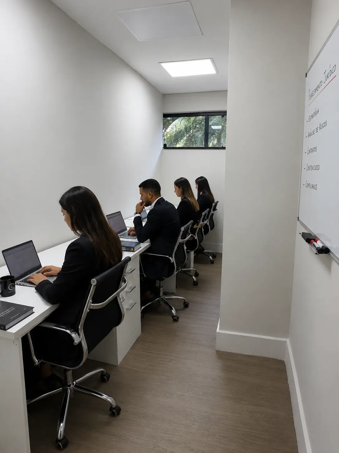 Equipe e ambiente da Ciatos Soluções e Recrutamento